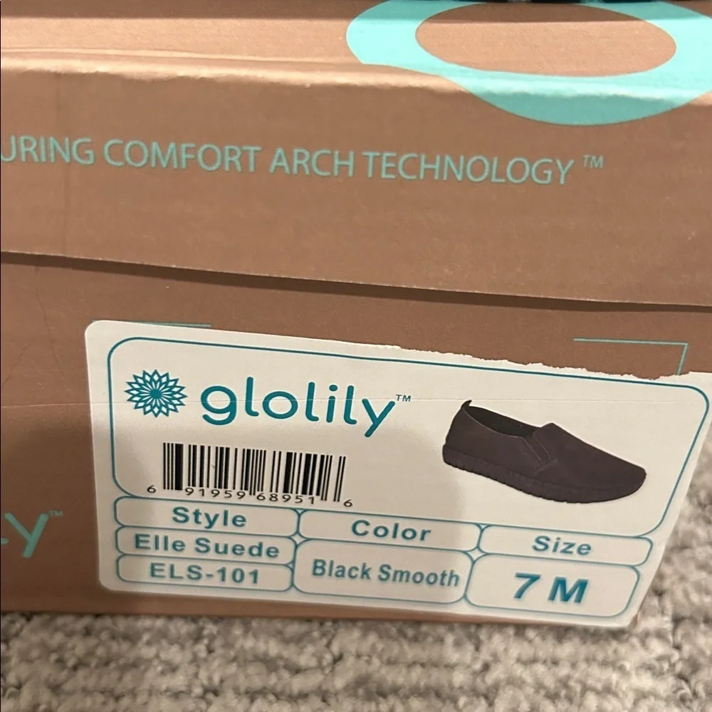 Glolily Elle Suede Black Smooth 7